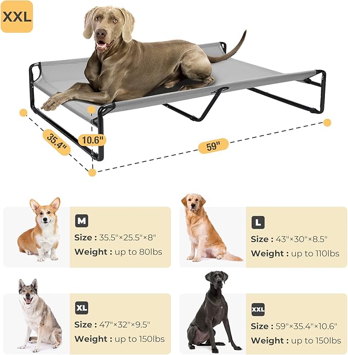 Veehoo Original Cooling Elevated Dog Bed CWC2201