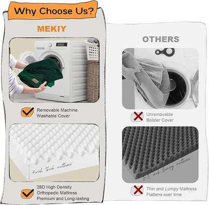 Large Dog Bed Orthopedic Washable: Beds Bolster