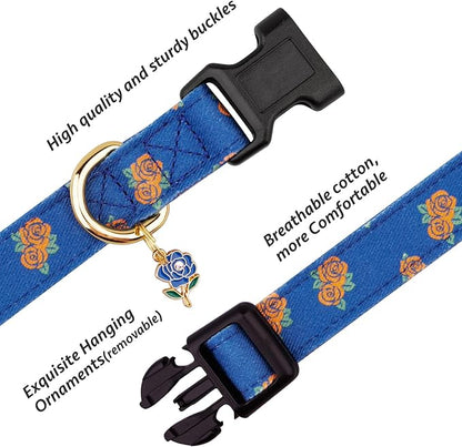 Cotton Handmade Dog Collar Cute and Distinctive Patterns