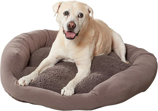 Maddie Donut Dog Bed with Removable Center Pillow (32" x 32")
