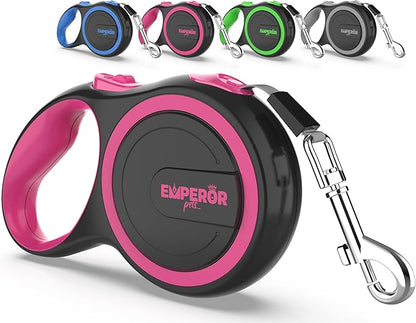 Emperor Pets 26 ft Retractable Dog Leash Large Dogs 110lb, Large 26 ft, -PK26