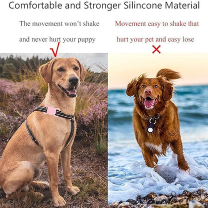 Air Tags-2 Pack Airtag Dog Collar Holder SWINCHO 1-3cm Width