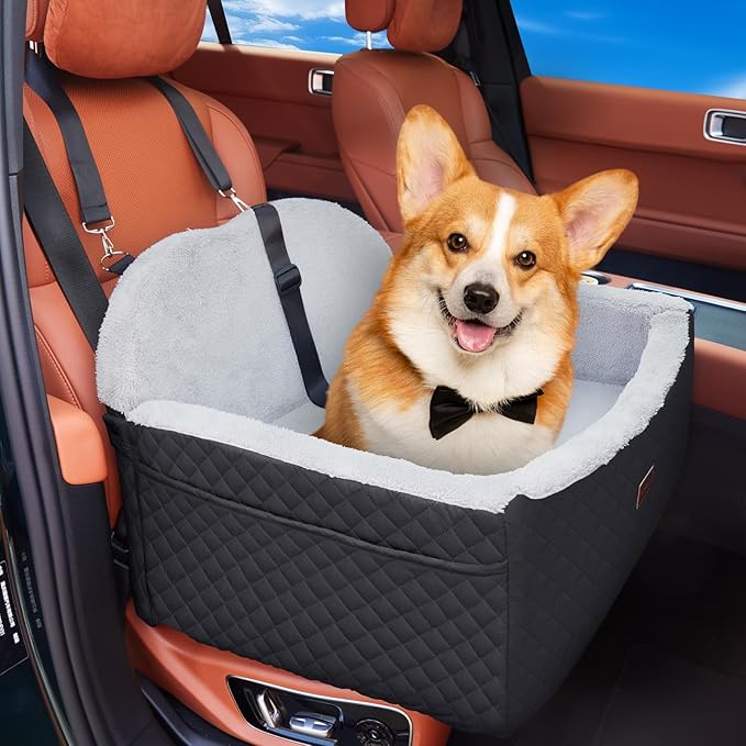 Dog Car Seat for Small Medium Dogs Under 35 lbs