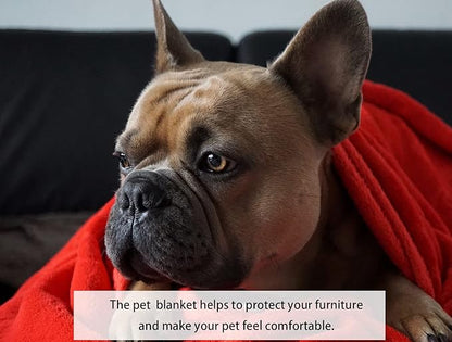 iMaylex Soft Puppy Flannel Fleece Blanket for Pet Dog Cat 27 x 39 inch (70 x 100 cm)