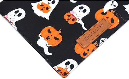 Realeaf Halloween Dog Bandanas 2 Pack