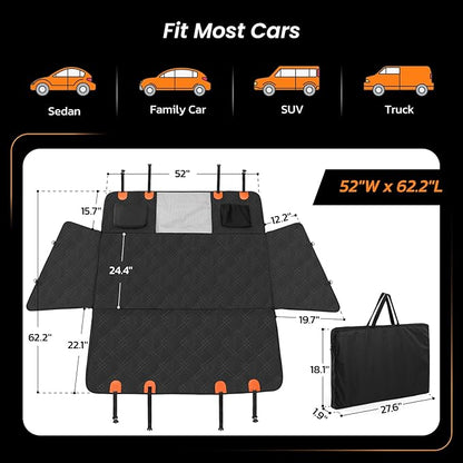 Dog Car Back Seat Cover