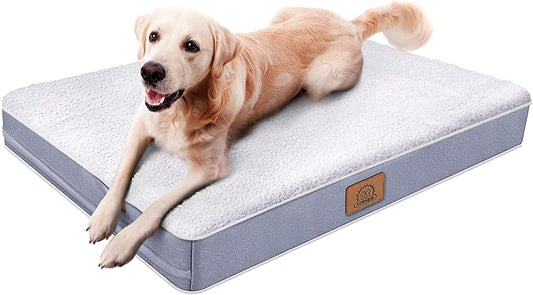 Orthopedic Dog Bed for Large Dogs 35 x 22 Inches,