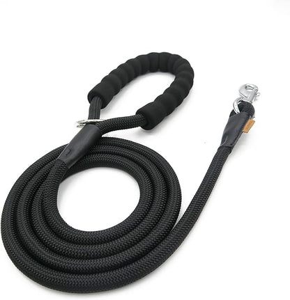 Dog Leash ((1/2") - 6FT, Black)