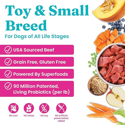 Solid Gold Mighty Mini Small Breed Dog Food - Dry Dog Food for Any Toy Breed - for Gut Health & Sensitive Stomach Support - Digestive Probiotics for Dogs - Grain & Gluten Free Recipe