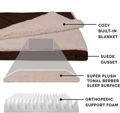 Furhaven Orthopedic Dog Bed for Medium/Small Dogs w/ Removable Washable Cover 35 lbs