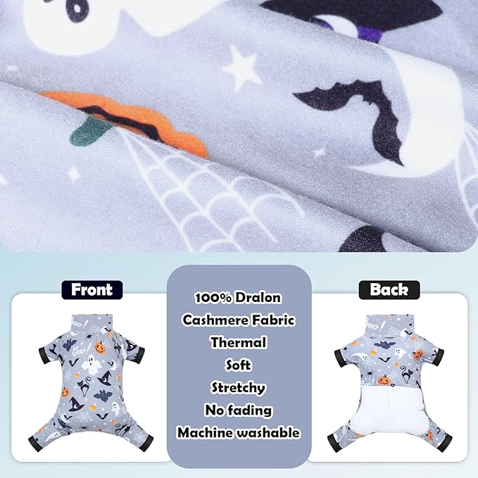 CuteBone Turtleneck Dog Pajamas Pet Clothes Thermal Dralon Onesie Cashmere High-Necked Puppy Pjs Coat GP06L