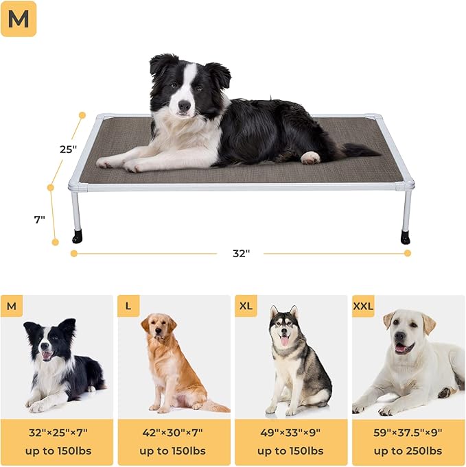 Veehoo Cooling Outdoor Elevated Dog Bed