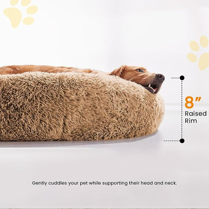 Calming Dog Beds for Large Dogs 80Lbs, 34inch