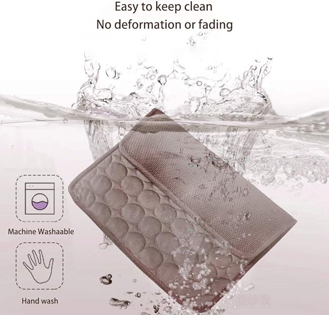 MICROCOSMOS Summer Cooling Mat & Sleeping Pad- Water Absorption Top 40" x 28")