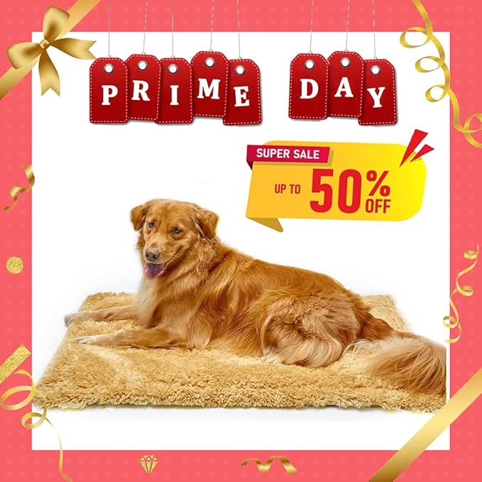 Large Dog Bed Mat 44 Inch Washable Mat Crate Pad