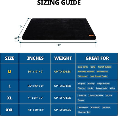 Memory Foam Dog Crate Pad 30-inch Dog