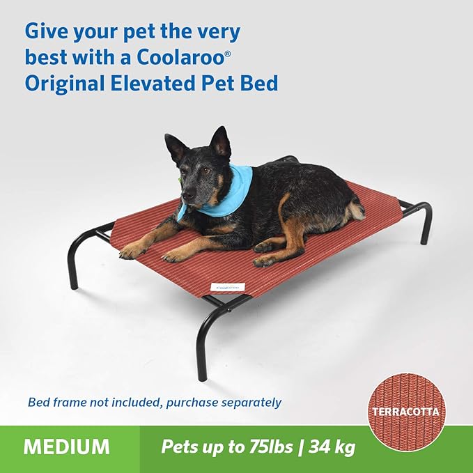 Original Pet Bed Replacement Cover - Terracotta - Medium (35" x 25.5")