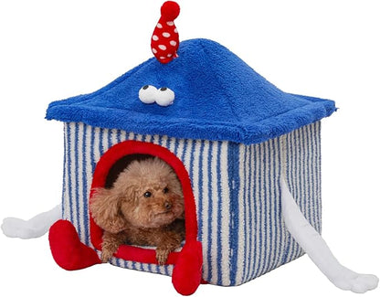 Jiupety Indoor Small Dog House Washable (20"x20"x21.5") Up 25lbs Cat 15lbs Dog,