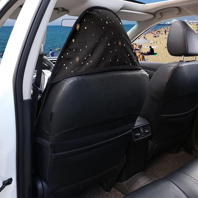 Mushroom Butterfly Waterproof Towel Car Seat Cover Anti-Slip Bucket Seat Protector Washable Car Accessories for Athletes