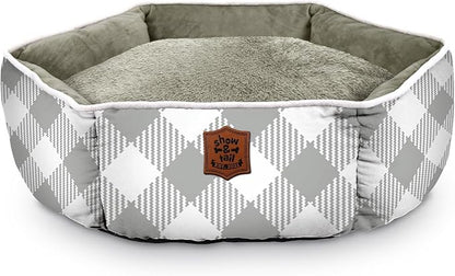 Show and Tail The Cushioned Comfy Dog Bed Soft Fleececanvas Print Fluffy Dog Bed