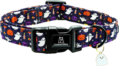 Lionheart glory Dog Collars Fall Halloween Pumpkin Collar
