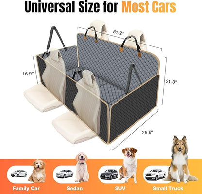 Dog Car Seat Cover for Back Seat