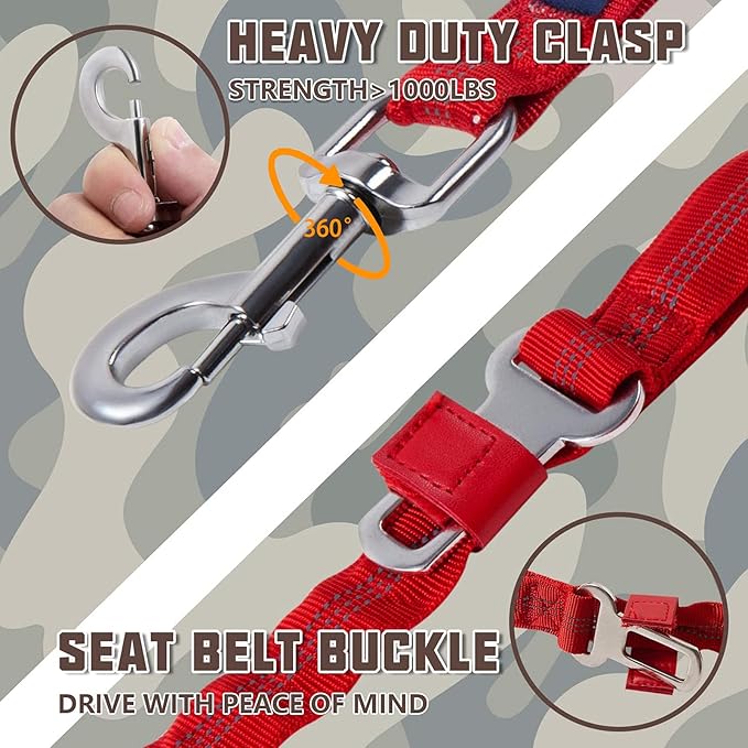 AUROTH Dog Leash Large Dogs 6FT/4.5FT, 2