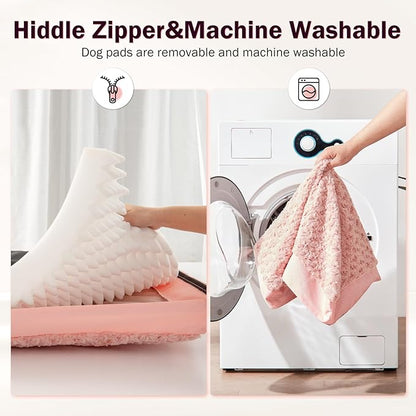 JOEJOY Orthopedic Dog Bed for Large Medium Dogs 36x27 Inch,