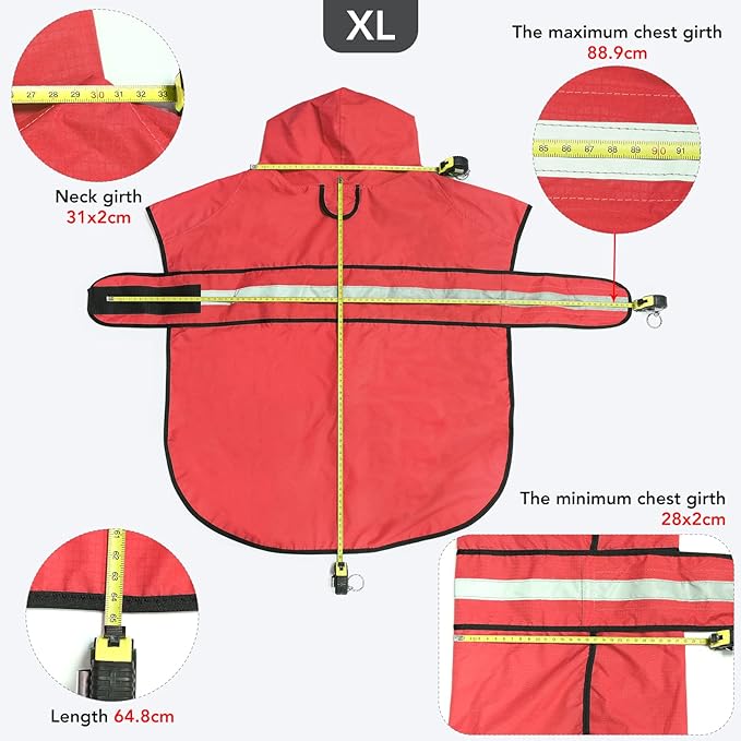 Reflective Dog Raincoat