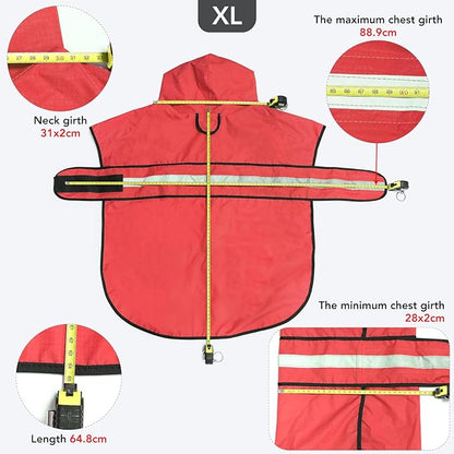 Reflective Dog Raincoat