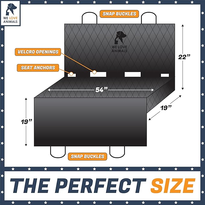 Dog Car Seat Cover For Back Seat