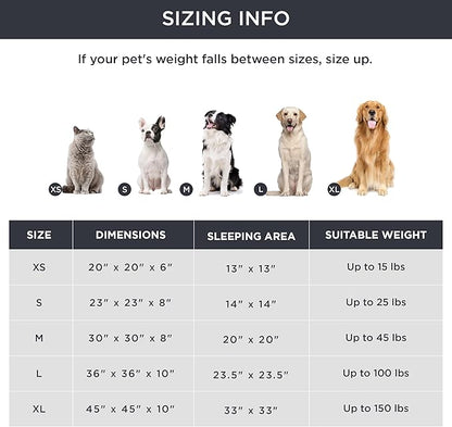 Bedsure Calming Dog Bed for Medium Dogs 45 lbs 30 inches