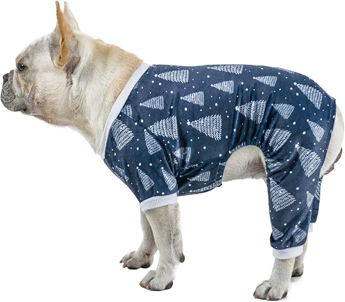 CuteBone Dog Pajamas Christmas Clothes Pjs for Small P110S