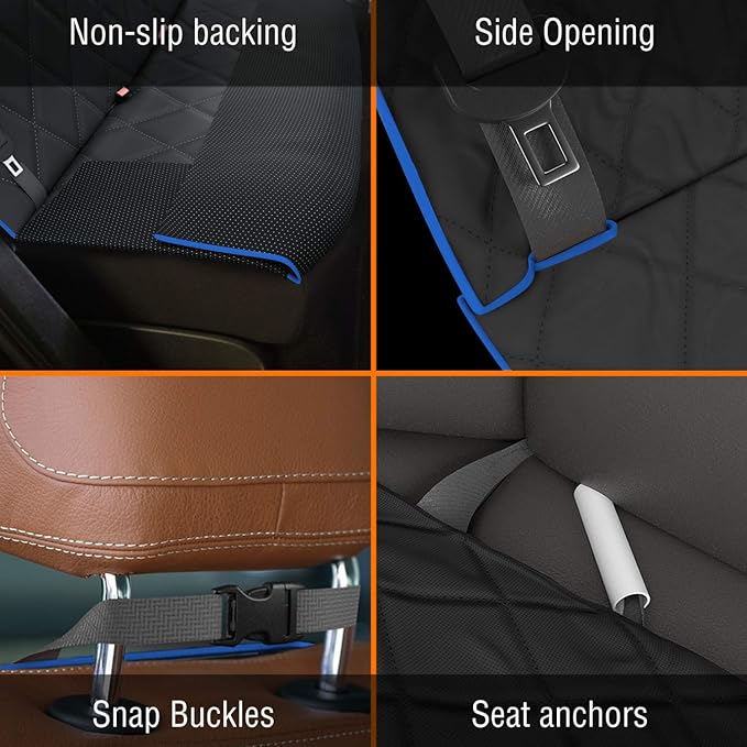 Active Pets Fabric Car Bench Dog Seat Cover for Back Seat