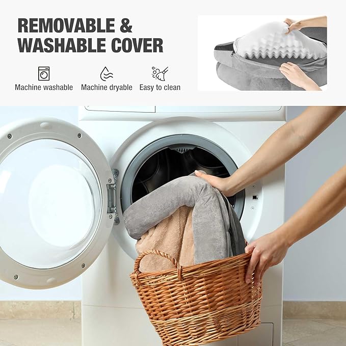 Veehoo Orthopedic Dog Bed for Large Dogs 4-Sides Bolster