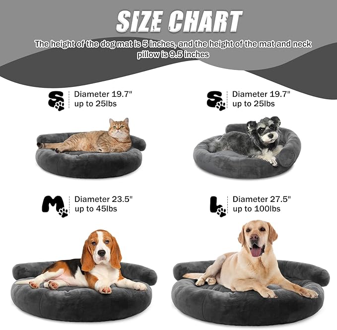 DENTRUN Dog Bed for Medium Dogs