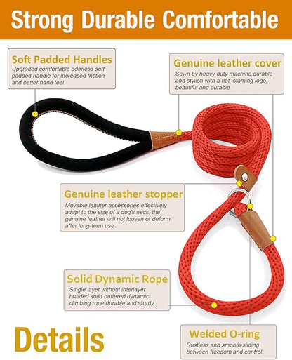 lynxking 6 FT Dog Leash Slip Lead 2