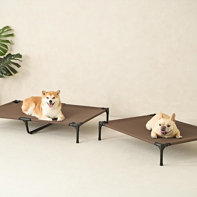 EHEYCIGA 44 Inch Elevated Dog Cot Beds for Large Dogs