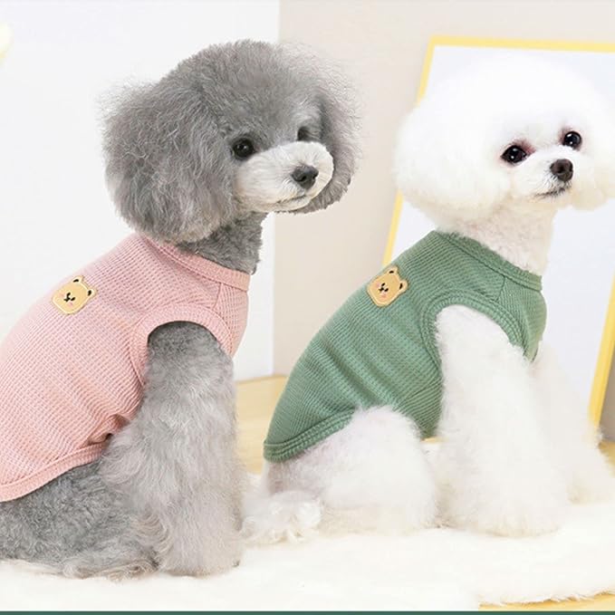 Cotton Dog Shirt Summer Lightweight Pet T-Shirts Soft