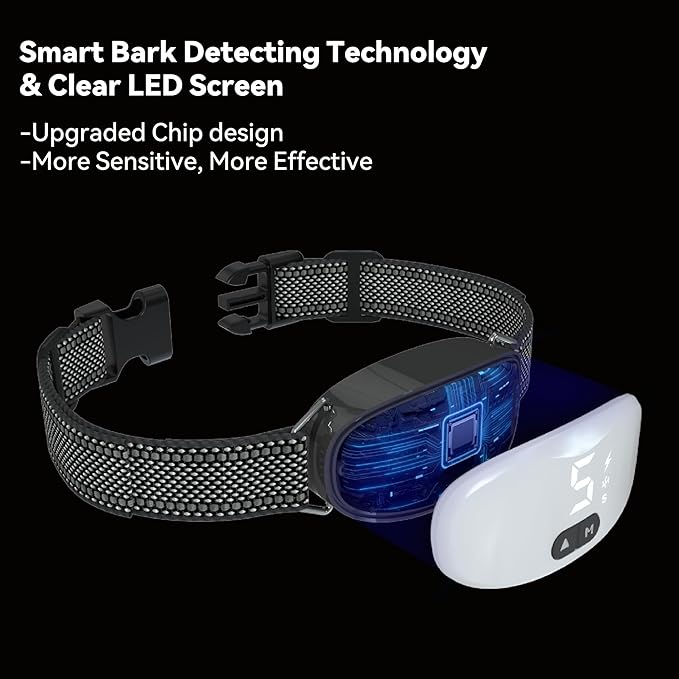 Dog Bark Collar 8 Adjustable 0-8 Levels