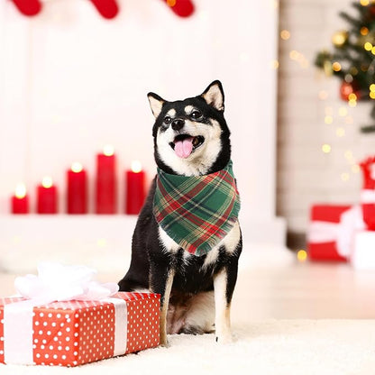 Christmas Dog Bandanas 2PCS-Large