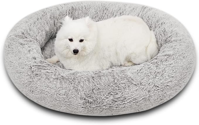 N&V Medium Orthopedic Donut Dog Bed