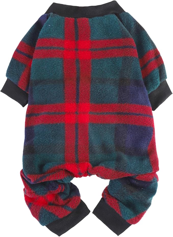 SCENEREAL Dog Pajamas for Small to Large Dogs Soft Pet Sweater Clothes Warm Puppy Onesie Outfits for Doggie Winter Christmas