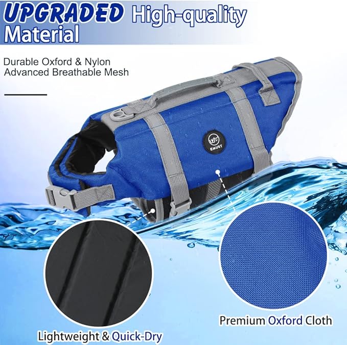 EMUST Life Jackets for Dogs
