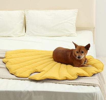 Leaf Shaped Cotton Dog Blankets for Small Medium Large Dogs 51.2''x43.3'' Pet