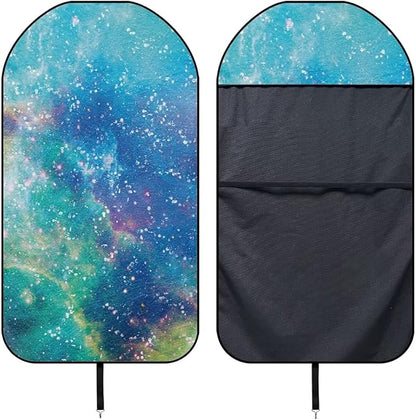 Yewattles Galaxy Waterproof Sweat Towel Car Seat Cover