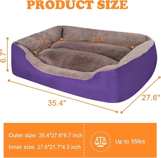 PUPPBUDD Dog Beds for Medium Dogs