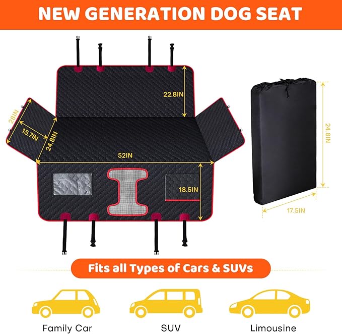 Back Seat Extender for Dogs