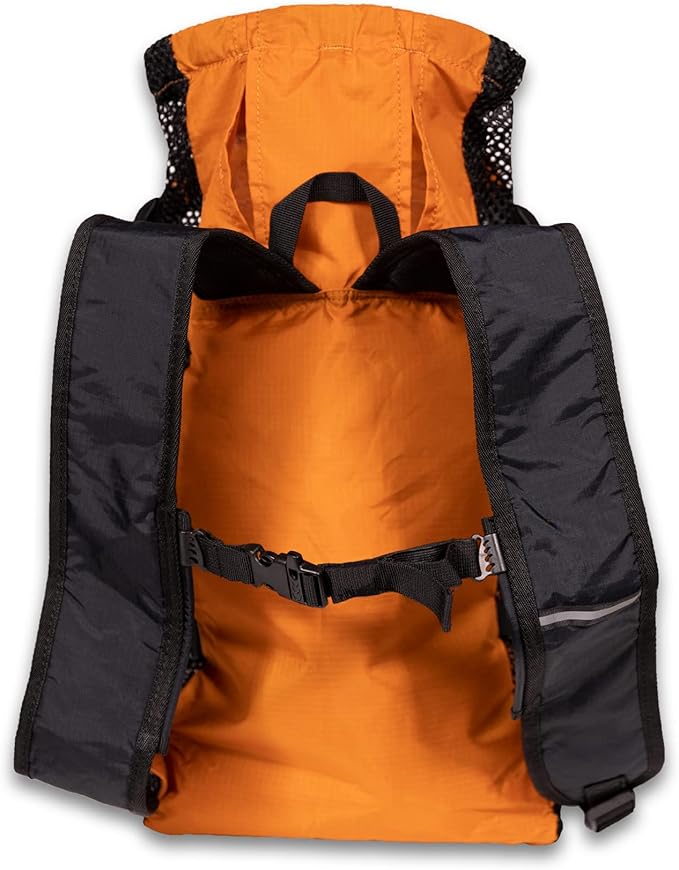 K9 Sport Sack Walk-On | Dog Carrier Dog Backpack with Harness & Storage (Small, Sunset Orange)