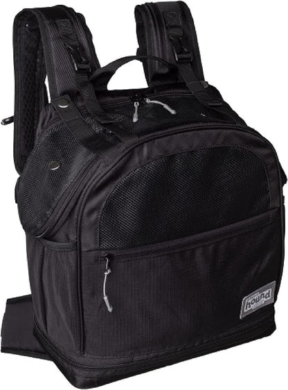 Outward Hound PupPak 2 in 1 Dog Carrier Backpack, Black, One Size